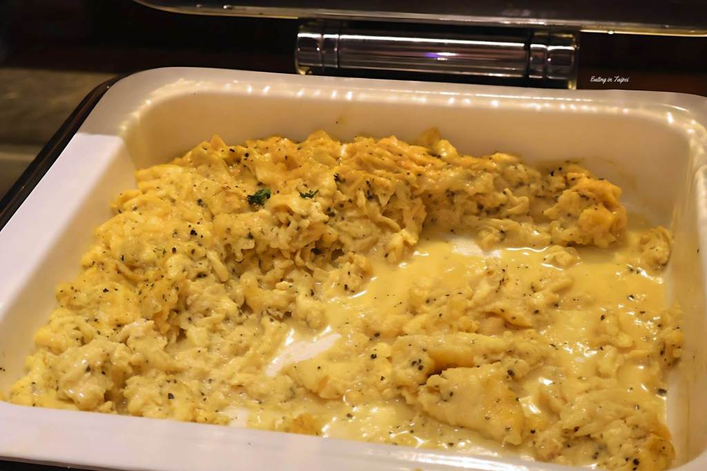 Silks Place Tainan Robins breakfast scrambled egg